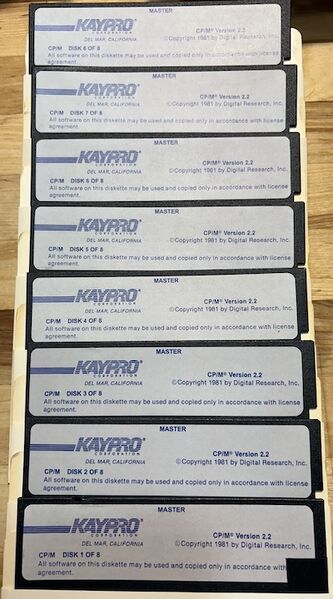File:Kaypro 10 install disks.jpg